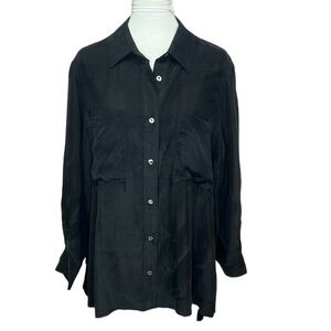 Alex Garfield Button Down Shirt Black